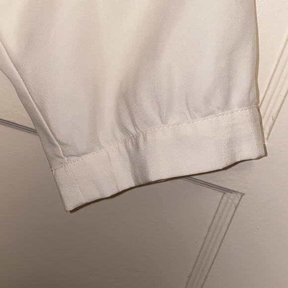 Chico’s Size 2 Cream Notch Collar Cuffed Sleeve Blazer - Picture 10 of 12